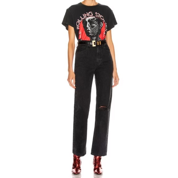 SLVRLAKE Denim - Slvrlake London Straight Leg Jeans Black Sz 28